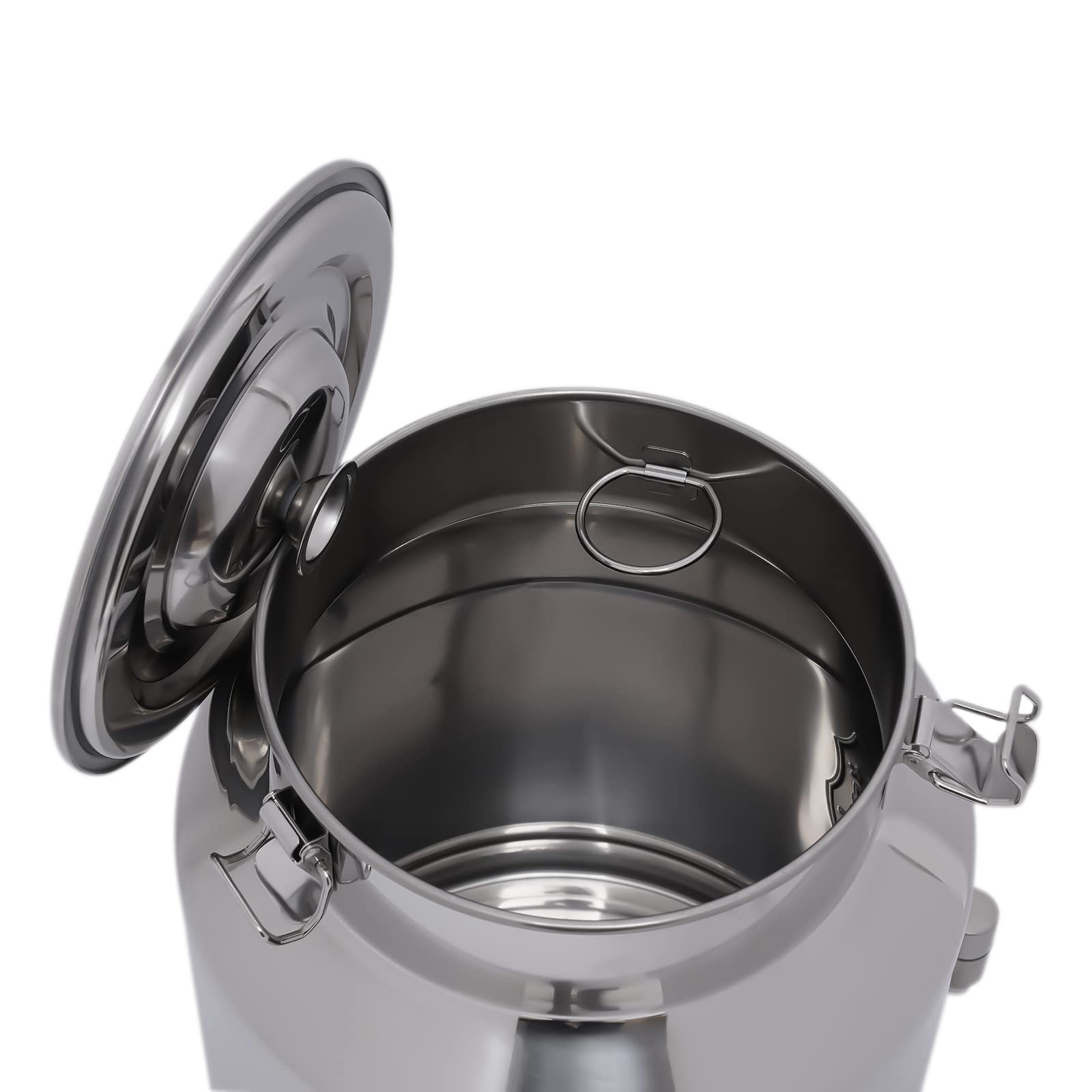 Premium 304 Stainless Steel Milk Can - 28L/7.4Gal Large Metal Milk Jug with Faucet & Airtight Lid - Rustproof Dairy Pail for Milk, Wine, Oil & Liquid Storage - Ideal for Farm, Brewery, Restaurant & Home Kitchen Use