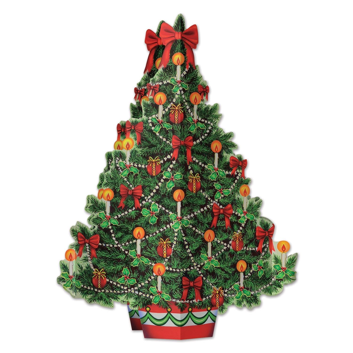 12 Pack Beistle 3D Christmas Tree Centerpiece Decorations - Perfect for Holiday Table Decor, Party Supplies & Festive Home Decor