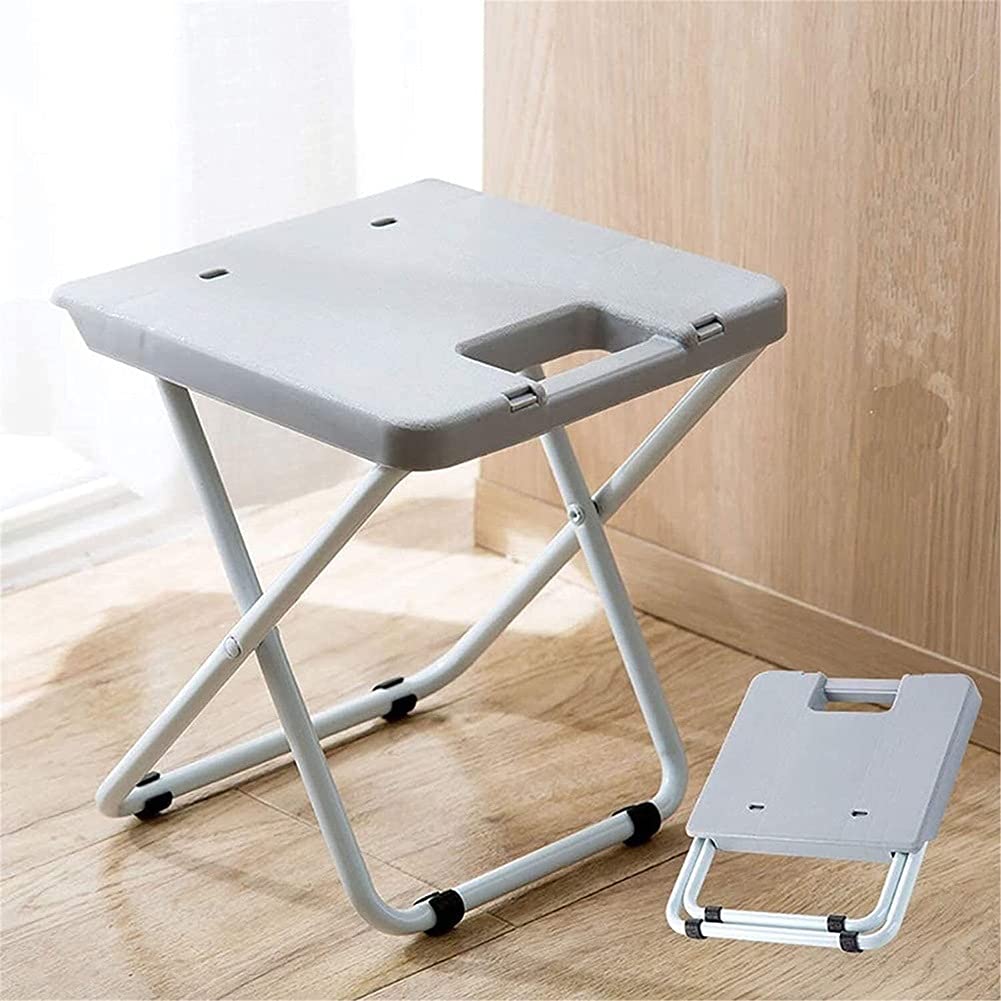 Foldable Portable Shower Chair - Lightweight Mobility Shower Stool for Elderly & Handicapped - Non-Slip Bathroom Bench Seat for Home, Travel, Outdoor & Kitchen Use - Ideal for Seniors, Disabled & Post-Surgery Recovery