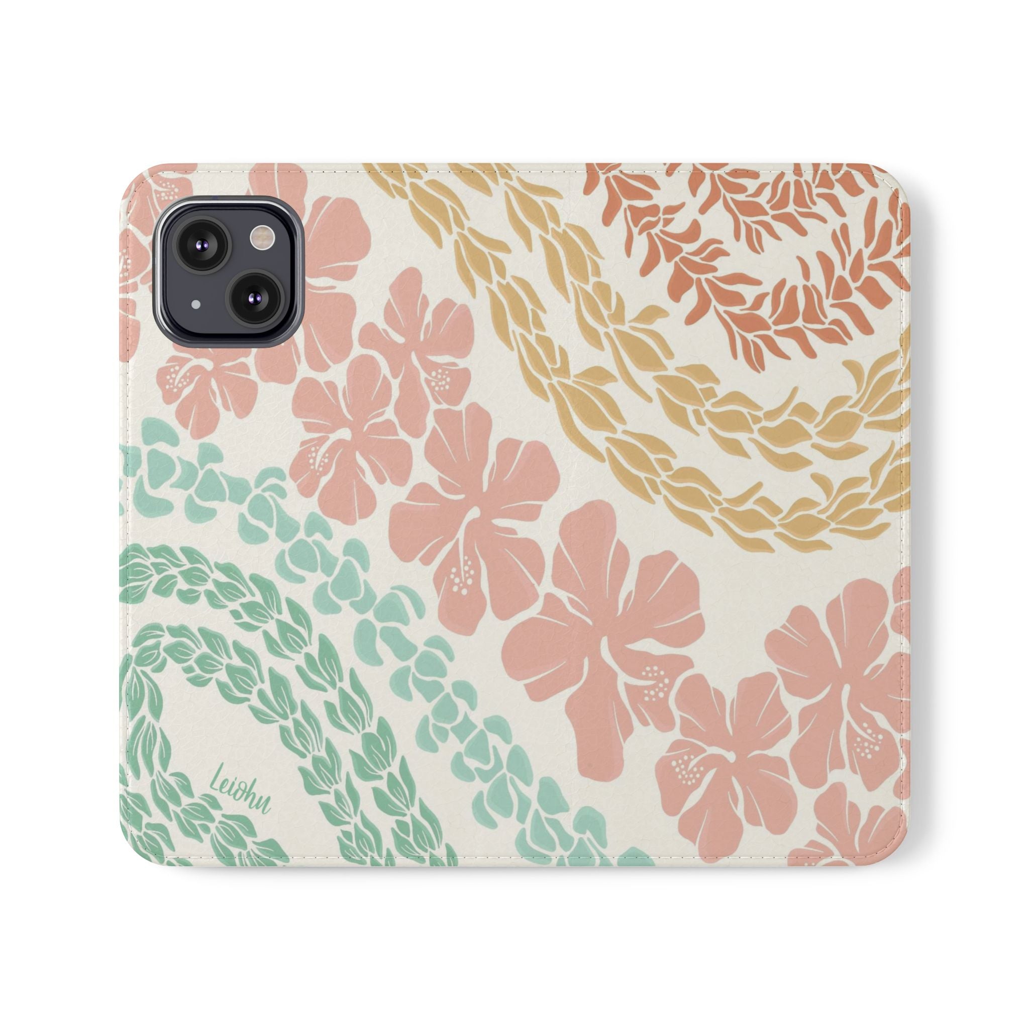 Stylish Groovy Lei Folio Case for iPhone & Samsung - Perfect for Travel, Work & Everyday Use