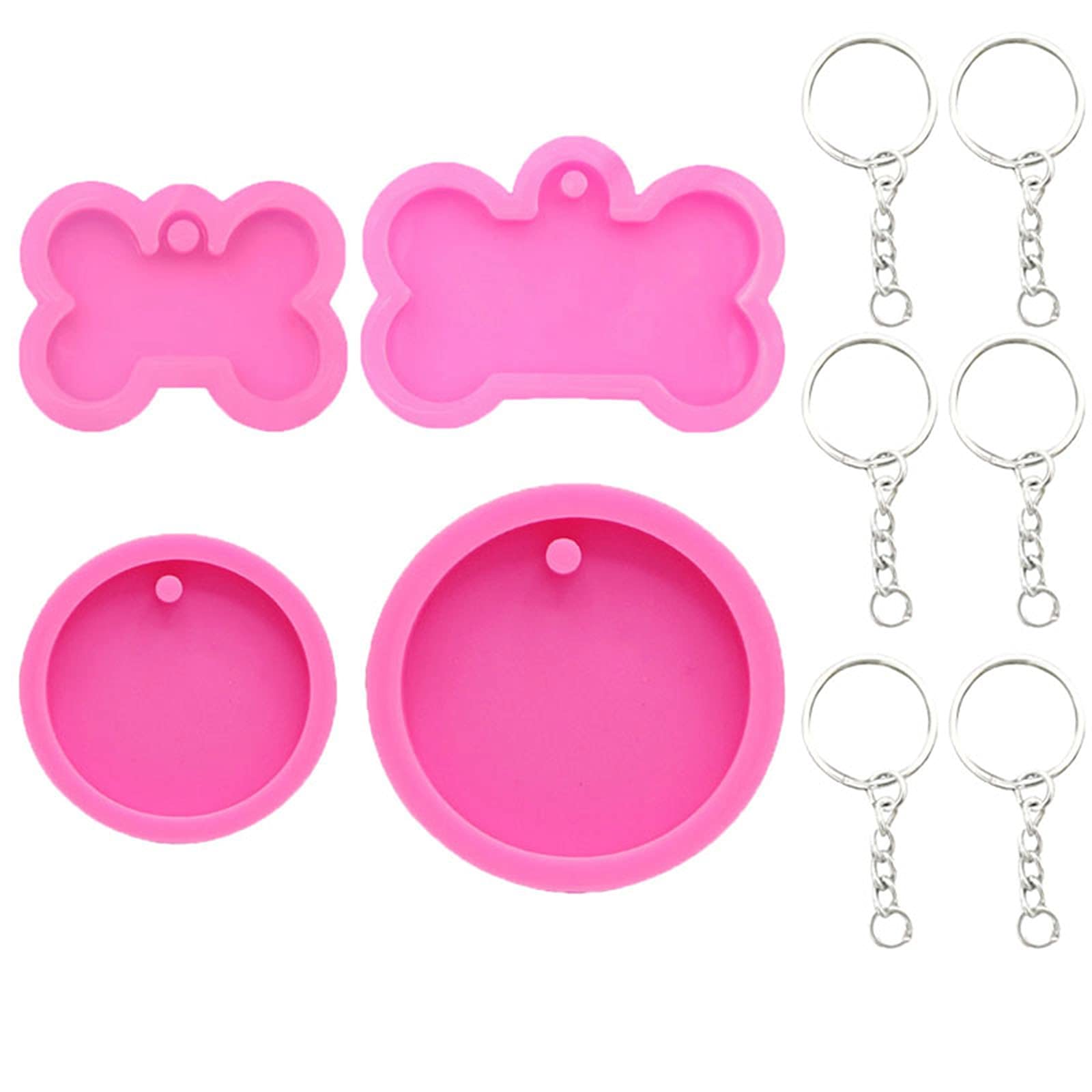 Non-Stick Silicone Baking Pan Set - 6-Cavity Muffin Tray, Cake Mold & Bread Maker for DIY Pizza, Cupcakes, Candy Coating (Multicolor) | Perfect for Home Baking, Party Desserts & Kitchen Gifts