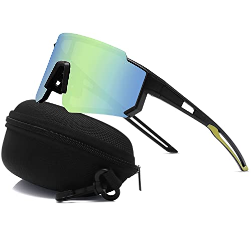 Black Frame-gold Mirror Lens