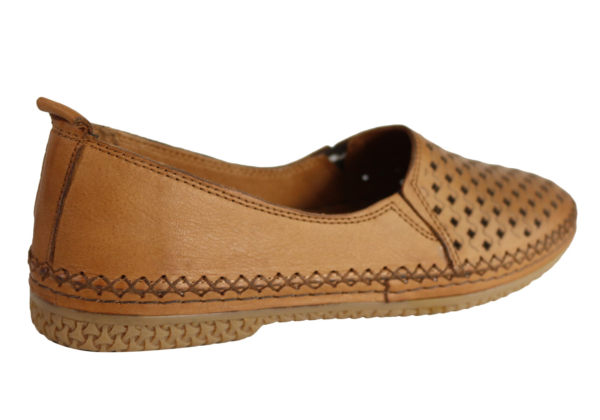 Orizonte Joy Women's Comfortable Soft Leather Flat Shoes - European Style Loafers for Casual Wear, Office & Walking