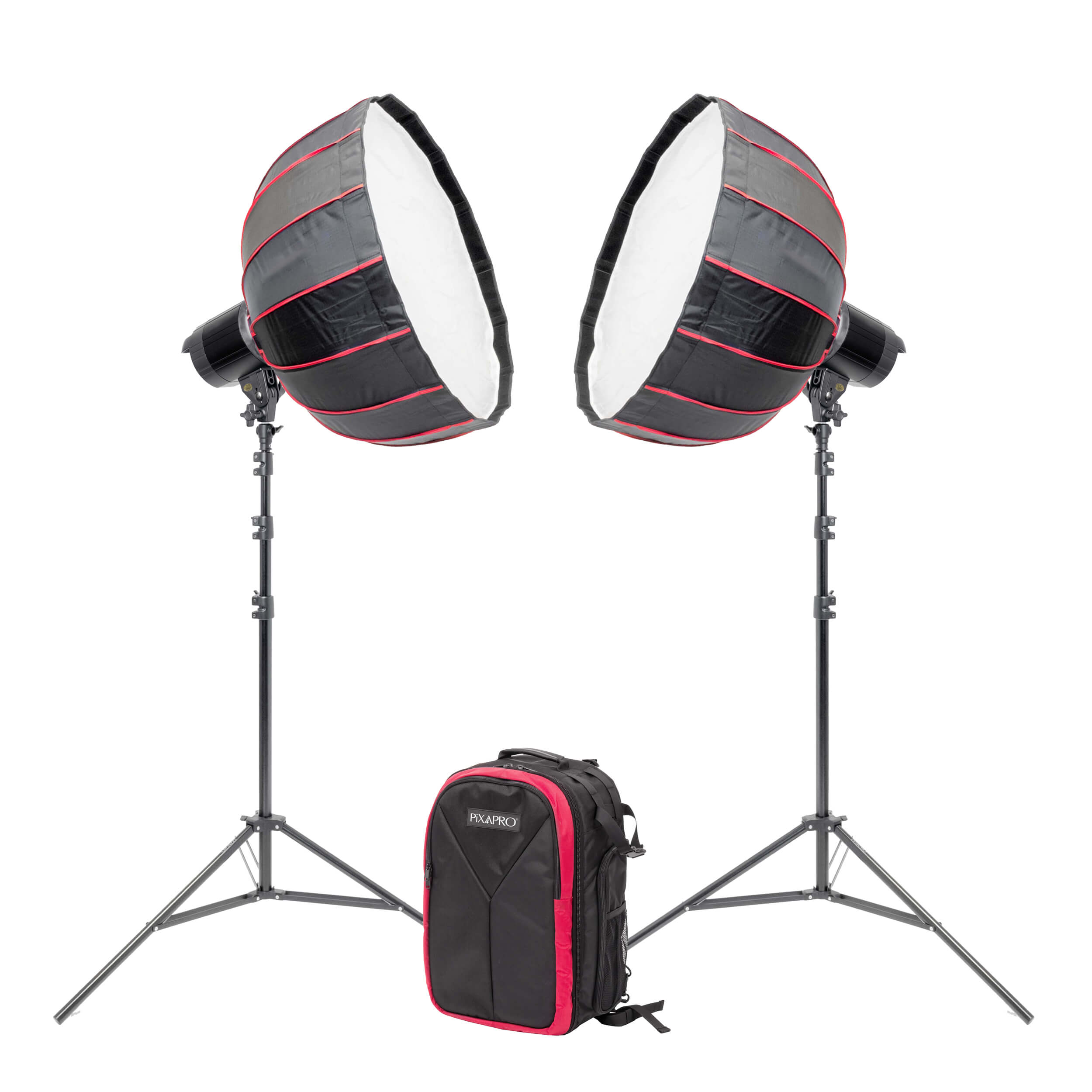 Daylite60D MKII LED Light Twin Softbox Travel Kit - Professional Continuous Lighting for Photography & Videography - Perfect for YouTube, TikTok, Portraits & On-the-Go Shooting