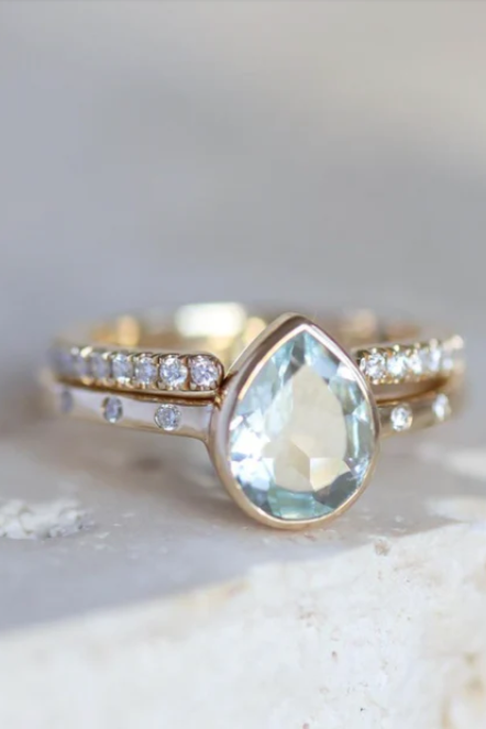 14K Yellow Gold Open Diamond Wedding Band Ring for Women - Elegant Bridal Jewelry for Engagement, Anniversary & Special Occasions
