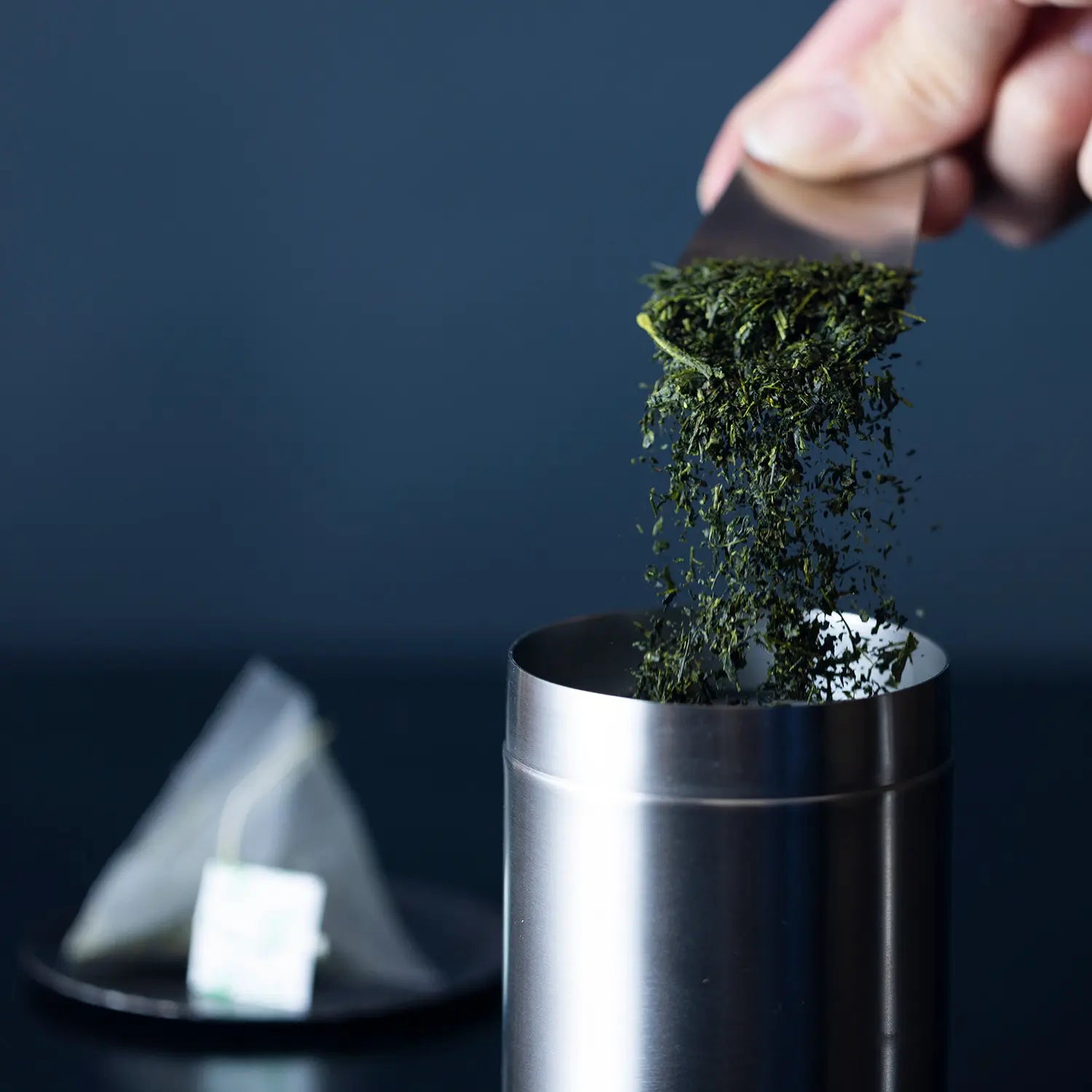 Premium Asahi Stainless Steel Tea Caddy - Airtight Japanese Tea Storage Container for Matcha, Loose Leaf & Herbal Tea - Perfect for Home, Office & Tea Ceremony Use