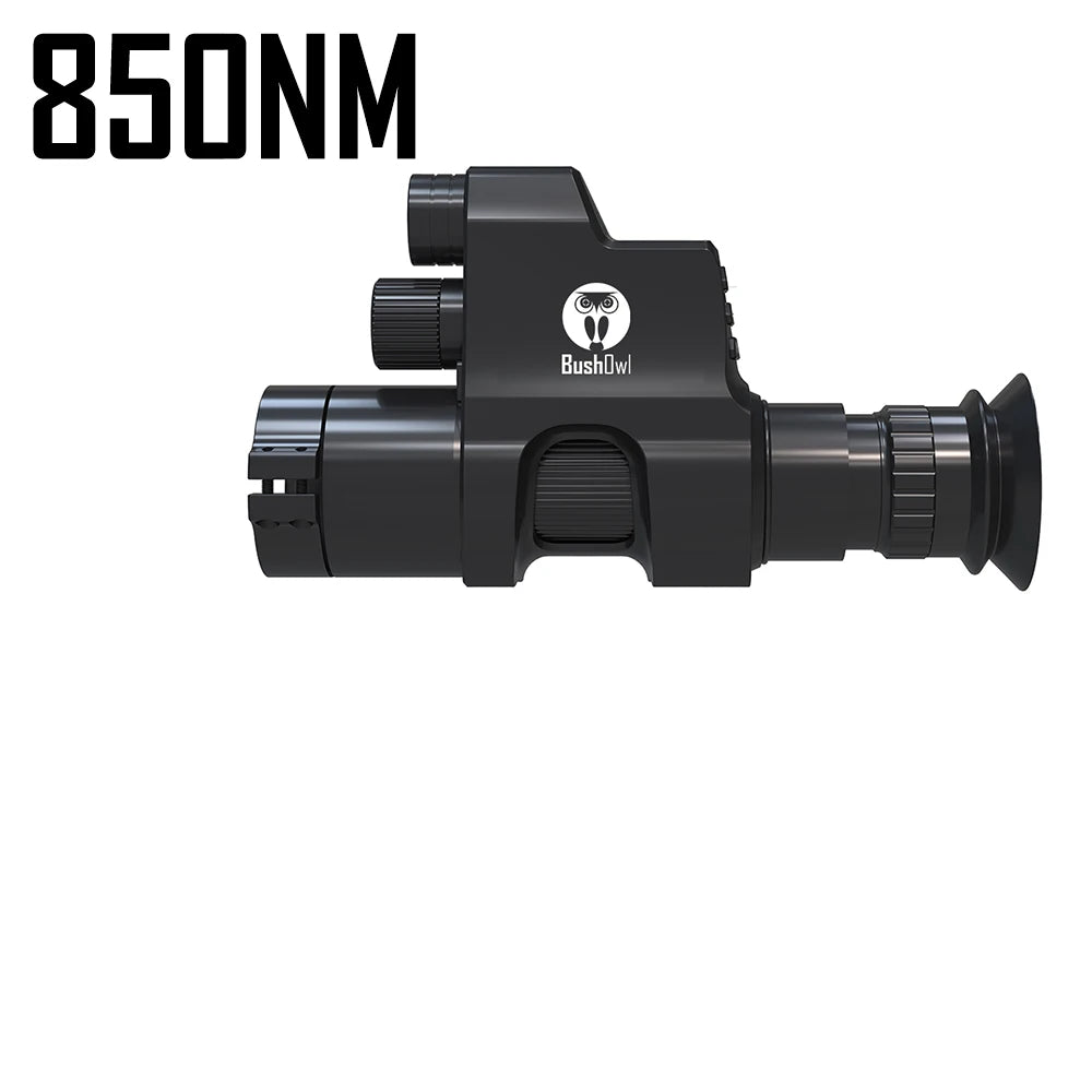 High-Precision Sniper Hunting Scope with Night Vision & Thermal Imaging | Clip-On Rifle Scope Attachment for Outdoor Shooting | Infrared Camera for Low Light Hunting & Tactical Operations