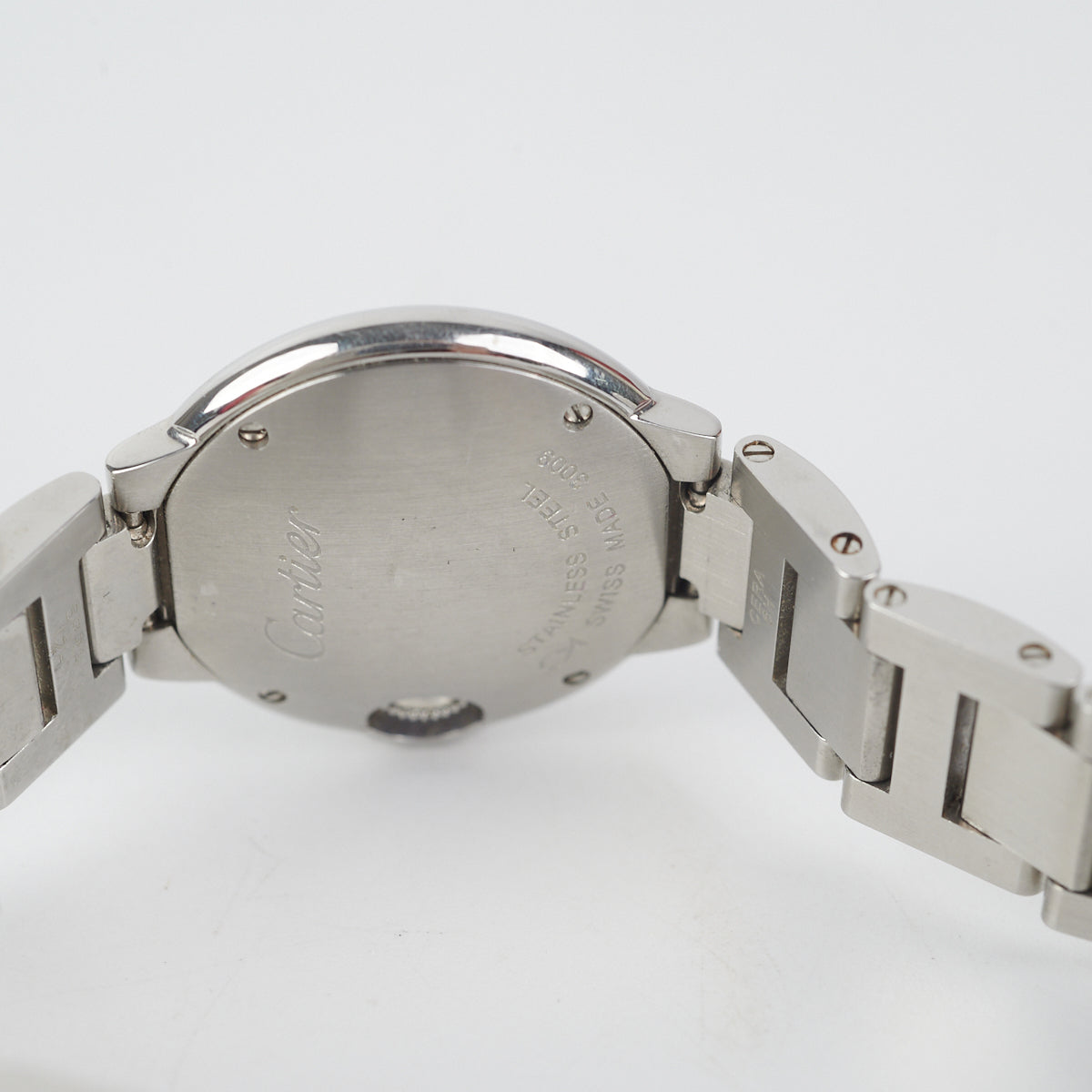 Cartier Ballon Bleu 28mm Women's Watch - Luxury Stainless Steel Quartz Wristwatch with Silver Dial & Roman Numerals - Perfect for Business, Gala Events & Special Occasions
