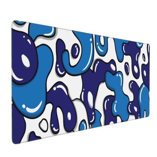 Japanese Geometric-Navy Blue White
