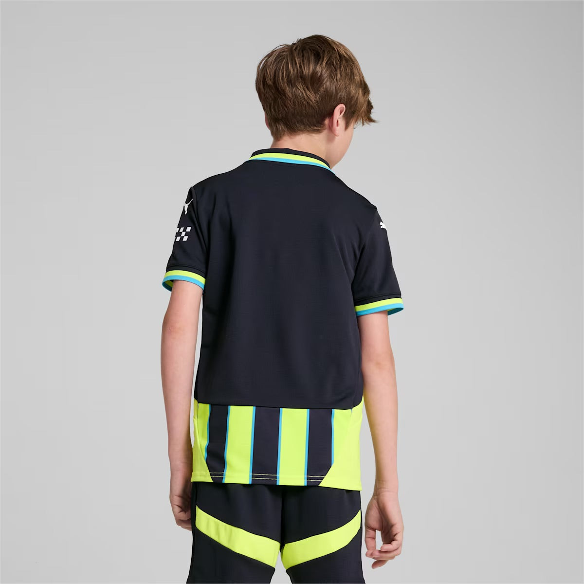 Manchester City FC 2024/25 Youth Away Soccer Jersey - Official Replica Kit for Kids & Teens - Perfect for Matches, Training & Fan Support