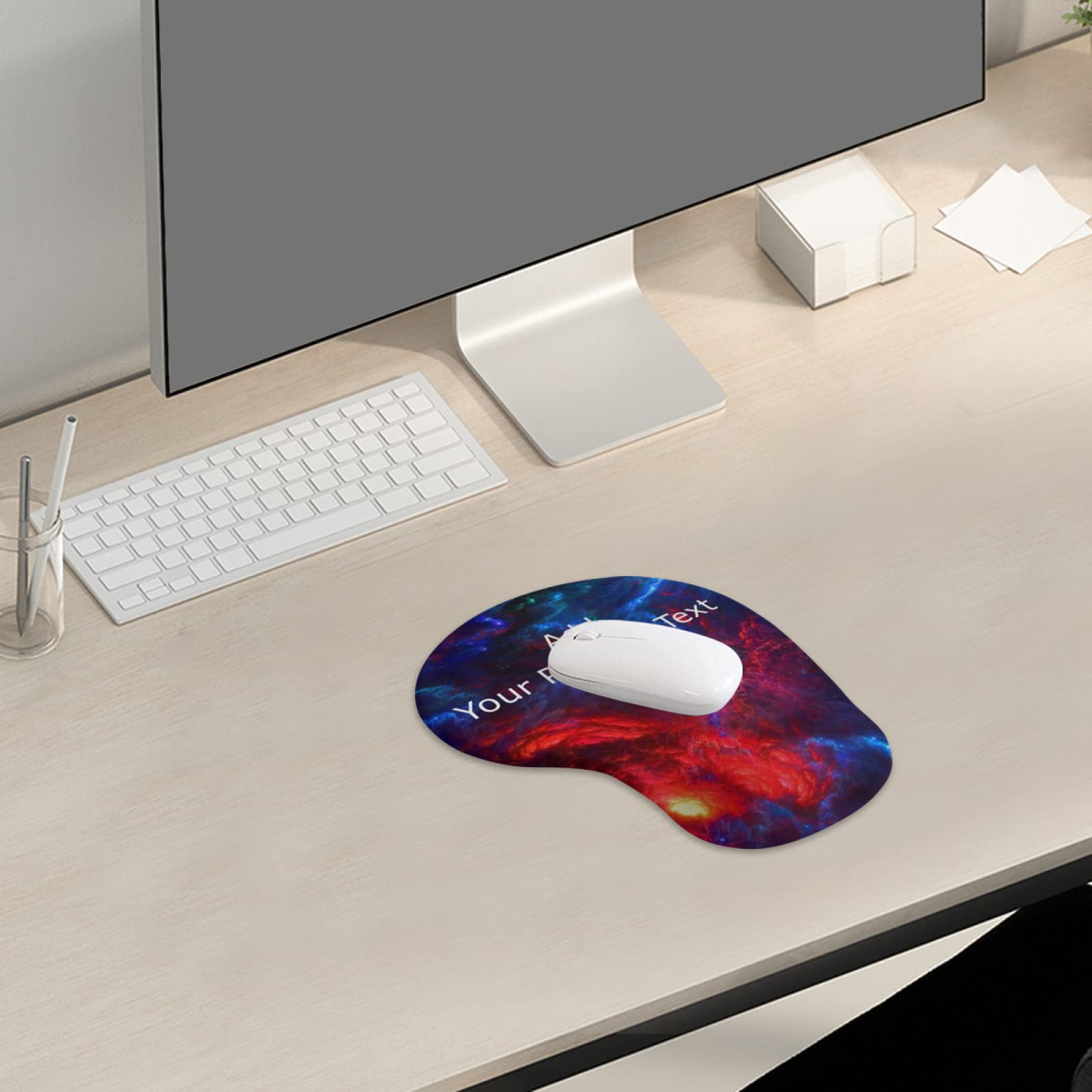 Custom Photo & Text Gaming Mouse Pad - Personalized Desk Mat for Home & Office Use | Perfect for Work, Gaming & Computer Setup