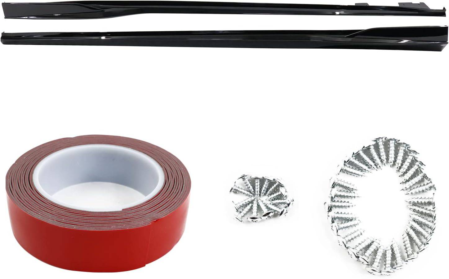 2016-2024 Chevy Camaro Side Skirt Rocker Panel Extension Splitters - PP Material Body Kit Molding for Enhanced Style & Protection - Perfect for Car Shows, Racing & Street Performance