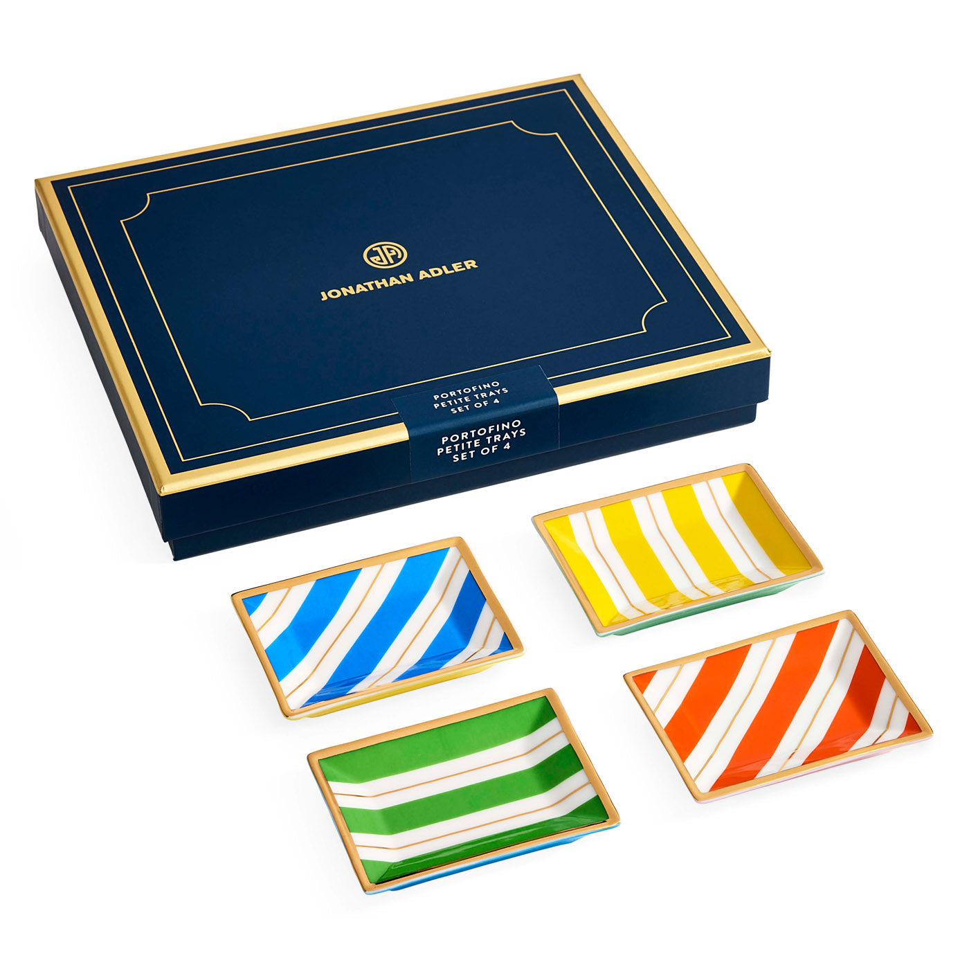 Portofino Small Serving Tray Set - Elegant Appetizer & Dessert Plates for Entertaining, Dining, and Home Decor - Perfect for Parties, Weddings, and Gift Giving