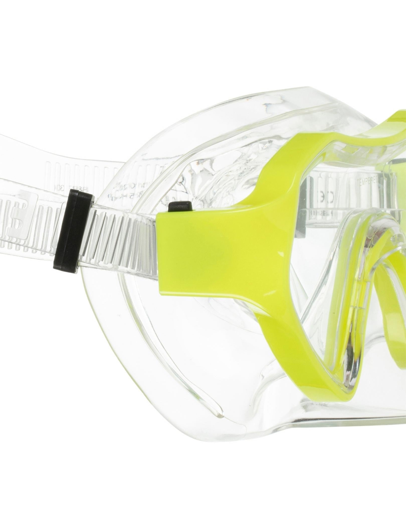 Kids Snorkel Set - Yellow Swimming Gear for Boys & Girls - Perfect for Pool, Beach & Ocean Adventures