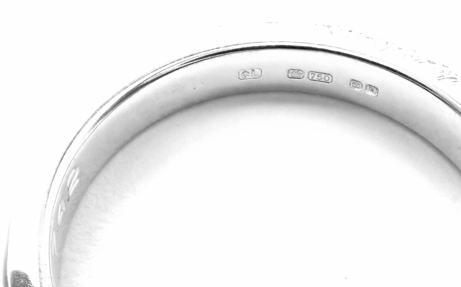 Authentic Chanel 18k White Gold Diamond Band Ring for Women - Luxury Wedding Engagement Promise Ring - Perfect for Anniversary, Proposal & Special Occasions