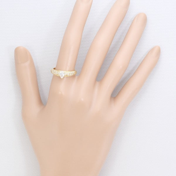 18K Yellow Gold Diamond Ring for Women - Elegant Solitaire Engagement & Wedding Band - Perfect for Proposals, Anniversaries, and Special Occasions