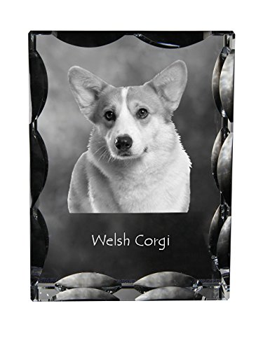 Welsh Corgi Crystal Dog Figurine - Elegant Cubic Crystal Pet Souvenir, Limited Edition Collectible Home Decor Gift for Dog Lovers | Perfect for Display, Office Desk Decoration & Corgi Enthusiast Collections