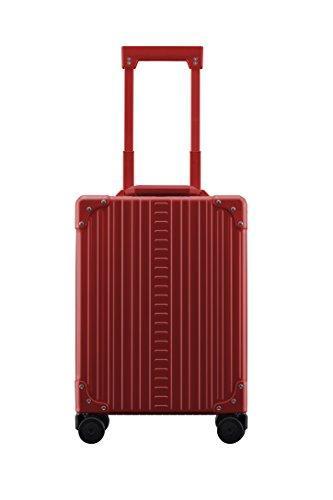 Aleon 20 Inch Vertical Carry On Aluminum Hardside Luggage - Lightweight Business Briefcase with Spinner Wheels (Ruby Red) - Perfect for Air Travel, Business Trips & Weekend Getaways