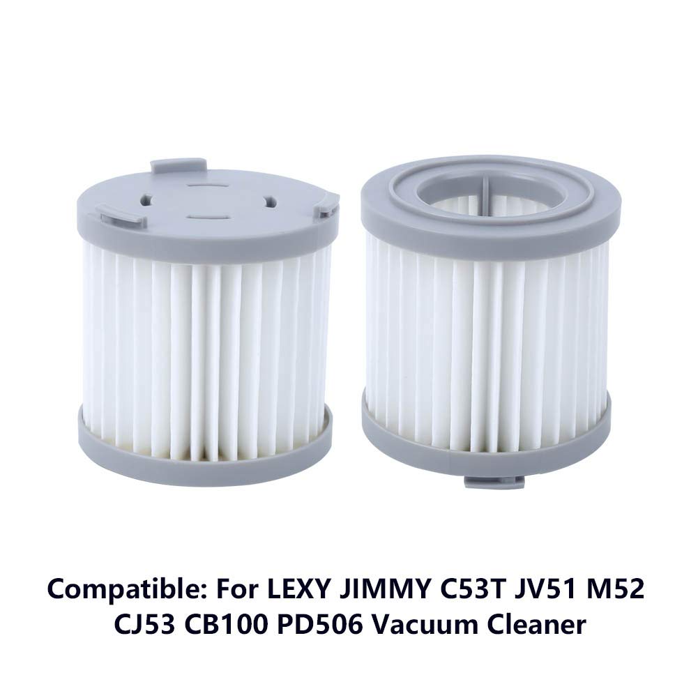 2.5x2.5x2.5in Vacuum Cleaner Replacement Filter - Easy to Install HEPA Filter for Home & Office Use - Perfect for Dust, Pet Hair and Allergen Removal
