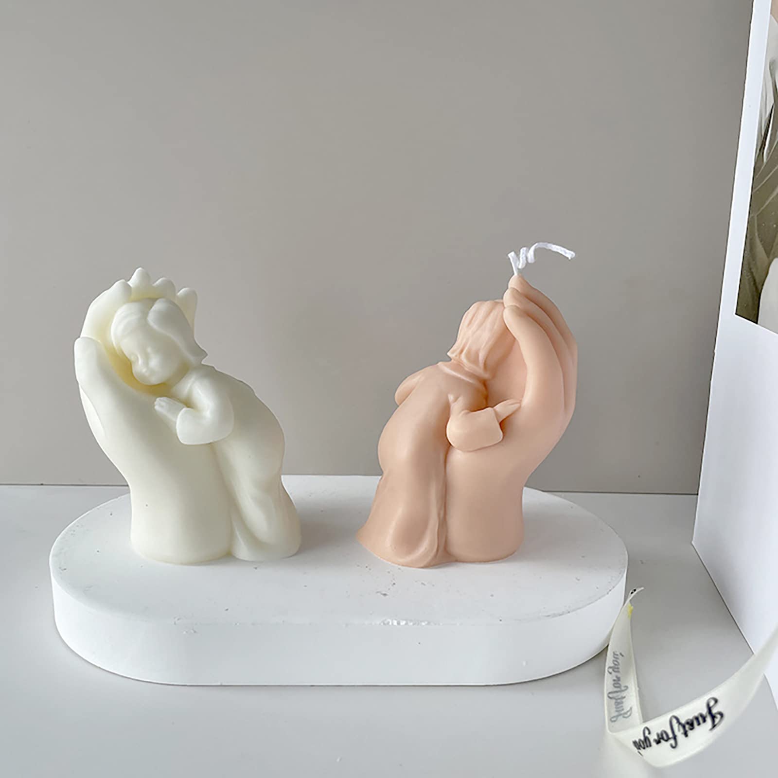 Baby Handprint Keepsake Kit - Silicone Hand Mold for Resin Casting, Candle & Soap Making - 3D Animal Shaped DIY Craft Mold for Home Decor & Gift Making - Perfect for Newborn Memories, Baby Shower Gifts & Nursery Decorations