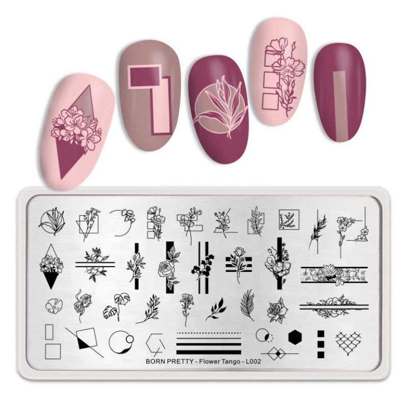 Born Pretty Nail Art Stamping Plates - Professional DIY Nail Design Kit for Salon & Home Manicures | Perfect for Parties, Weddings & Special Occasions
