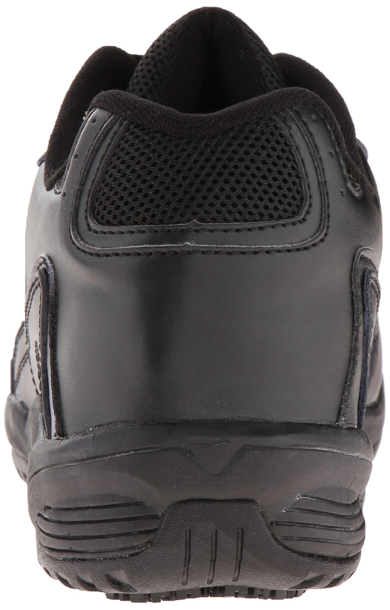 Ad Tec Women's Leather Work Shoes - Lace Up Acid Proof Safety Boots with Non-Skid Oil Resistant Outsole for Industrial & Construction Work (Black) - Perfect for Warehouse, Factory & Outdoor Labor Jobs