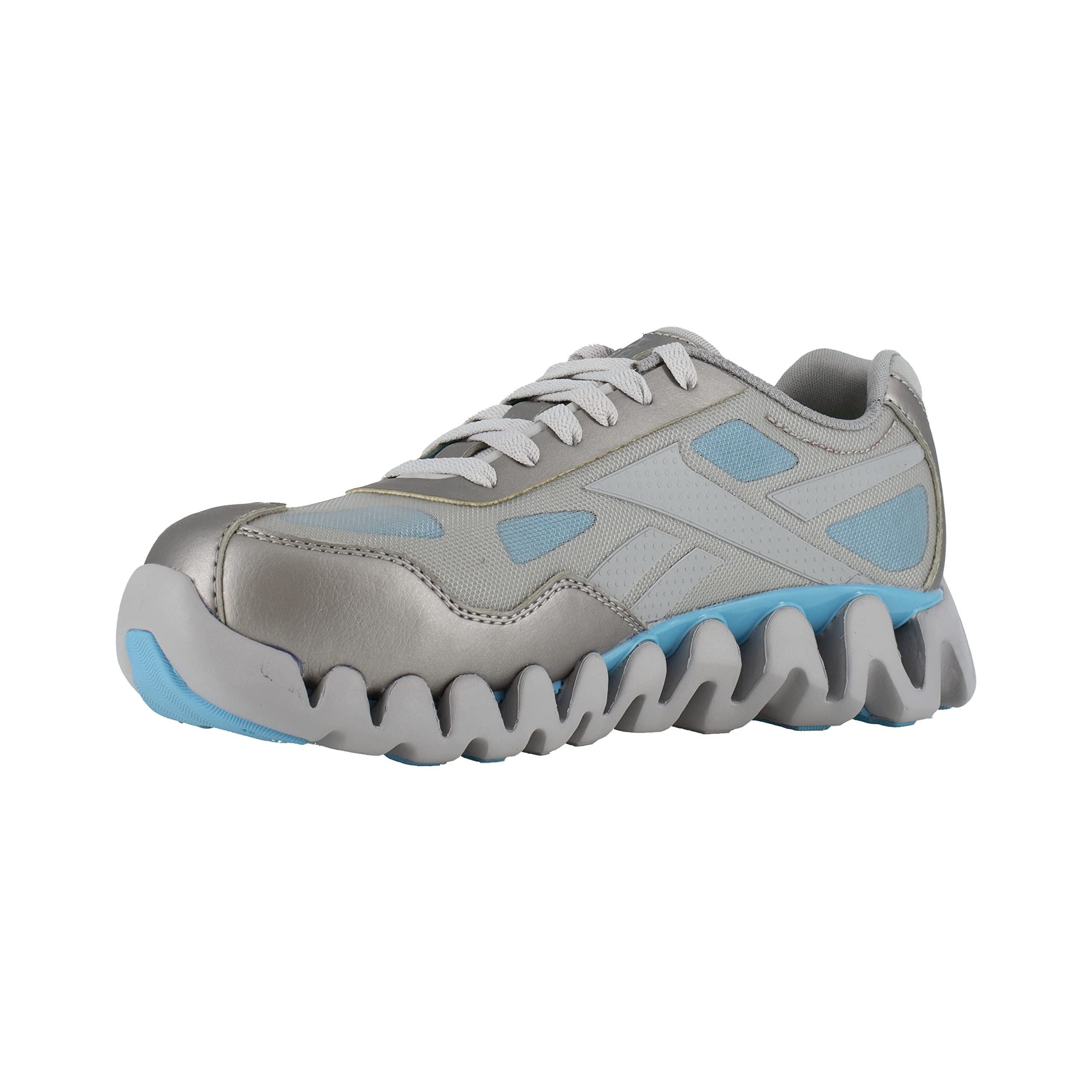 Reebok Women's RB151 Zig Pulse Work Safety Shoes - Pink - Slip Resistant & Comfortable for Construction, Warehouse & Industrial Work