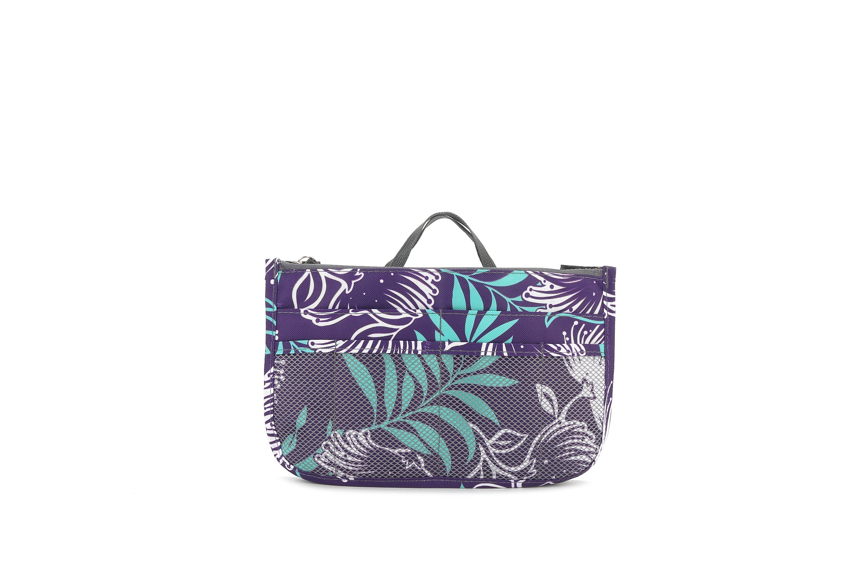Makiko Large Lehua Purple Bag Organizer - Premium Travel & Handbag Storage Solution for Women