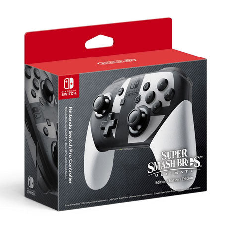 Nintendo Switch Pro Controller Super Smash Bros Ultimate Edition - Wireless Gamepad for Nintendo Switch with 3 Months Warranty - Perfect for Gaming, Party Play & Competitive eSports