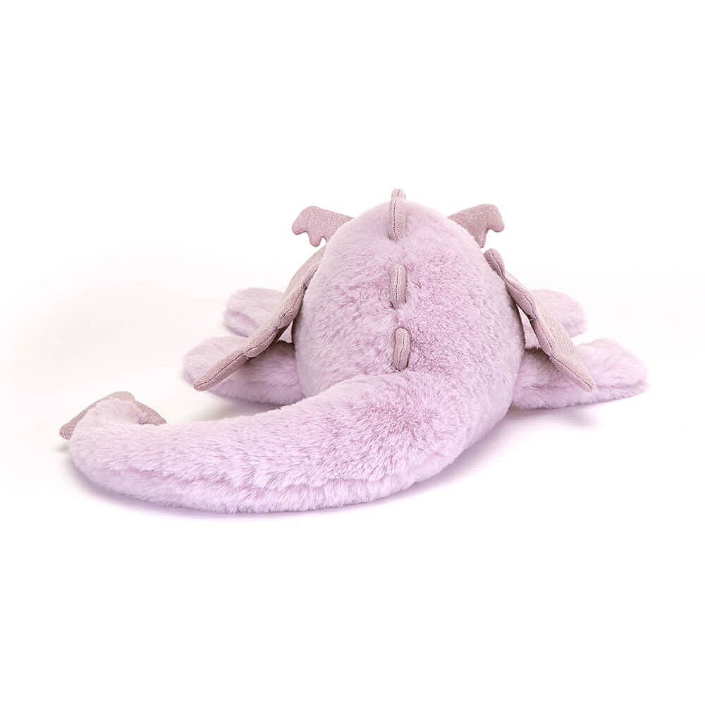 Jellycat Lavender Dragon Soft Plush Stuffed Animal Toy - Cute & Cuddly Gift for Kids, Baby Shower, Nursery Decor, Birthday Present | Perfect for Snuggling, Playtime & Comfort