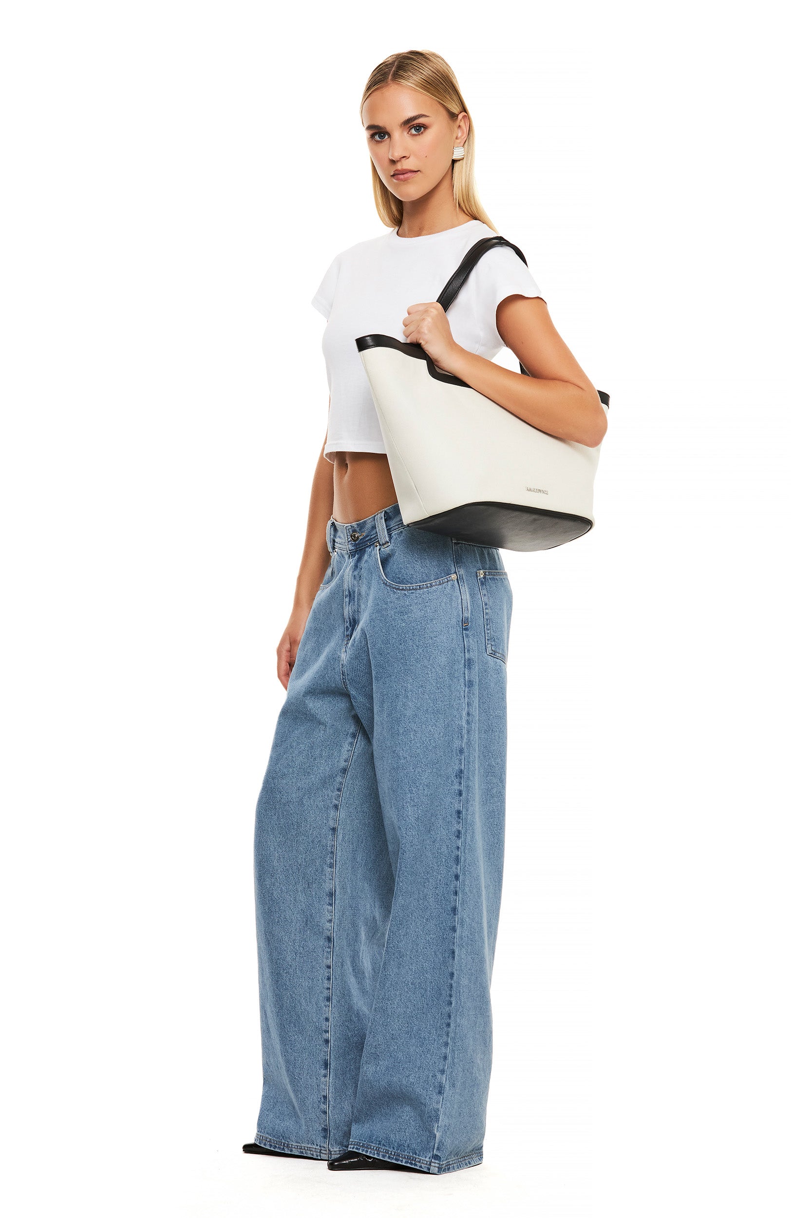 Portia Canvas Tote Bag - Stylish & Durable Reusable Shopping Tote for Women - Perfect for Groceries, Beach, Work & Everyday Use
