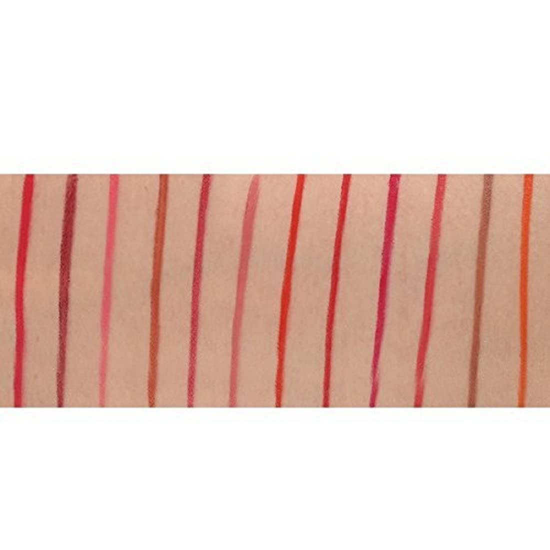 Smudgeproof Matte Lipliner Pencil - 12 Pack for Longwear Makeup