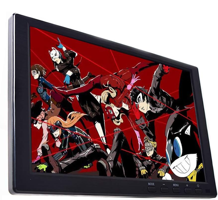 10.1 Inch HD Gaming Monitor - IPS LED Screen 1280x800 for NES, SNES, PS3, PS4, Xbox, PC & Nintendo Switch | Car Backup System with DC 12V Input | MP5 Media Player with Built-in Speaker | HDMI, VGA, AV & USB Video Inputs | Perfect for Gaming, Car Rear View & Multimedia Entertainment