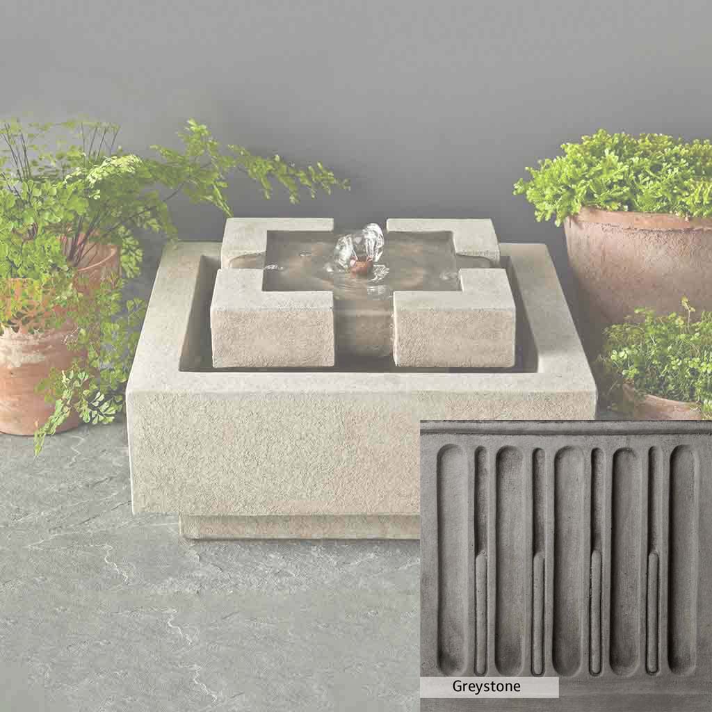 Campania International M Series Escala Outdoor Fountain - Elegant Garden Water Feature for Patio, Yard & Landscape Decor