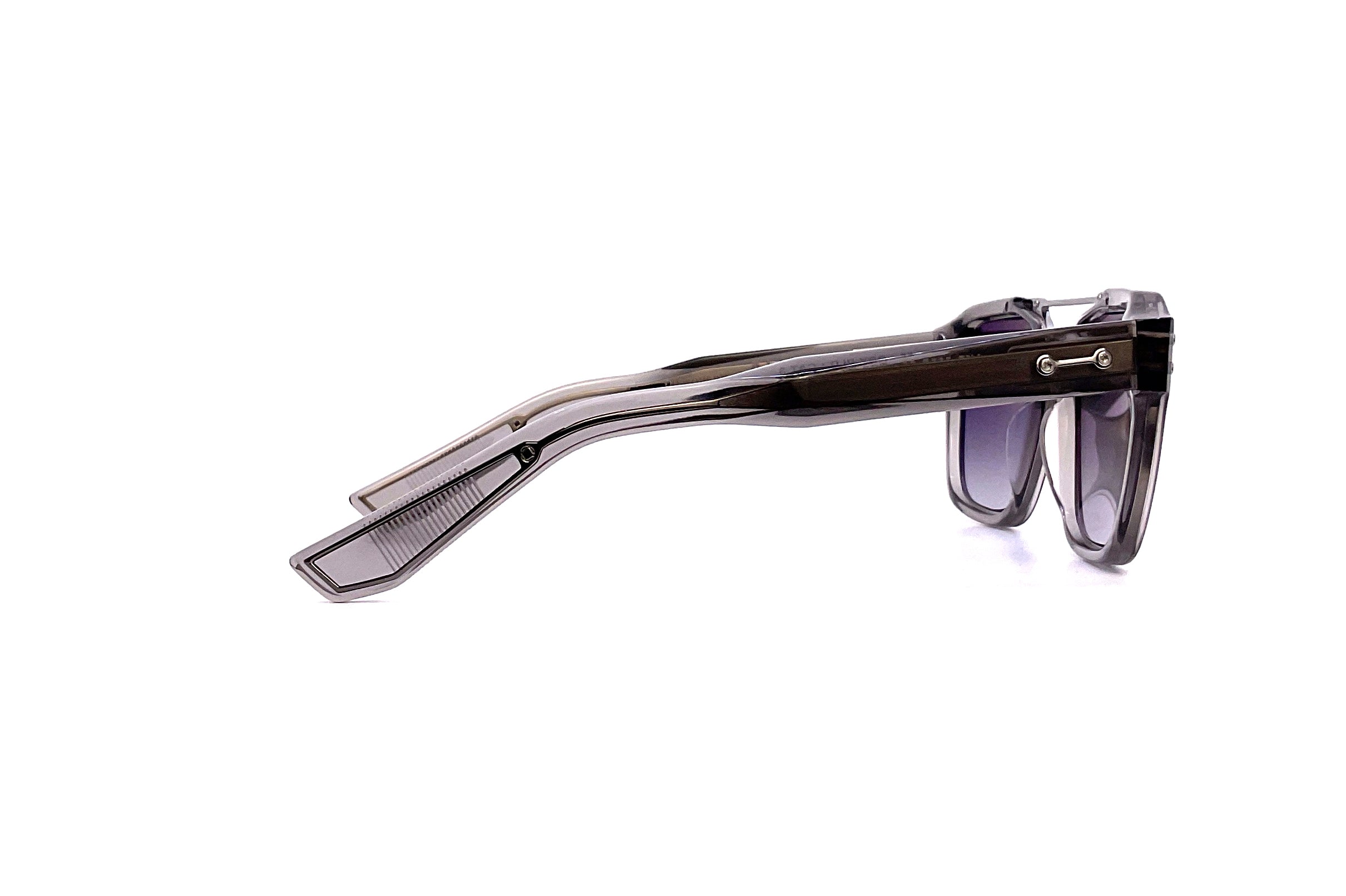Akoni Discovery Sunglasses - Dark Grey Crystal Lenses & Black Palladium Frame - UV Protection for Outdoor Sports and Driving