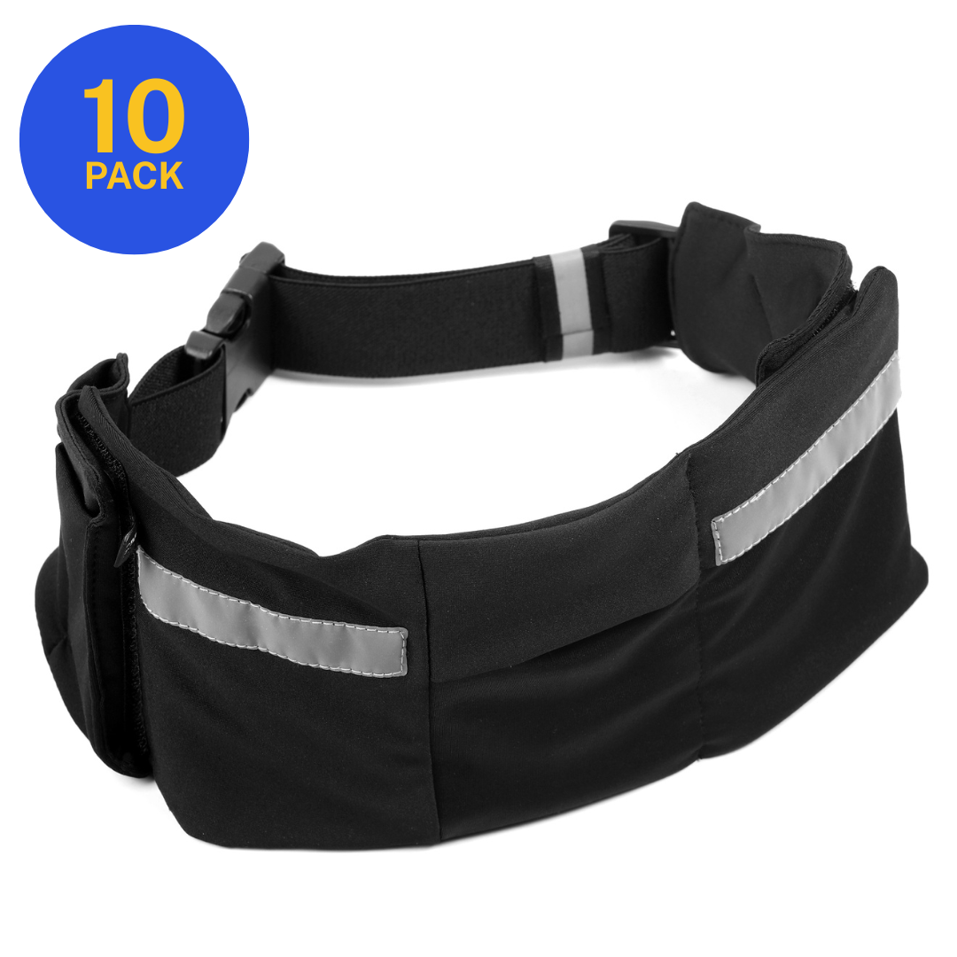 PRCTZ 2 in 1 Waist Belt & Arm Band for Running, Hiking & Travel - Adjustable Fitness Money Holder for Men & Women - Perfect for Gym, Jogging & Outdoor Activities