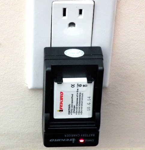 Panasonic DMC-FS4PR Battery Charger Kit with 10-in-1 USB Cable for Travel & Home Use