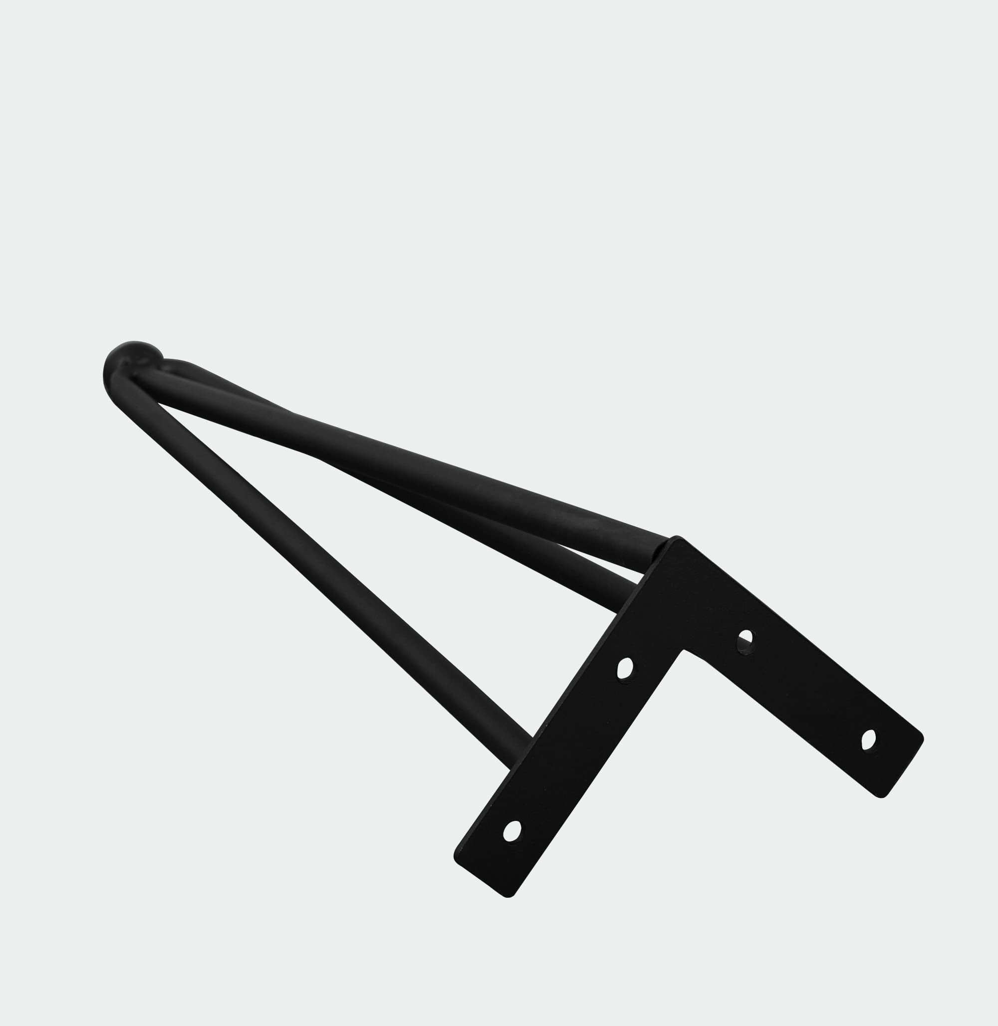 18 Inch Black Wrought Iron Hairpin Table Legs - Industrial Strength Metal Furniture Legs for Coffee, Computer & Dining Tables (Set of 4 with Screws) | Perfect for Modern Side Tables, Office Desks & Home Decor