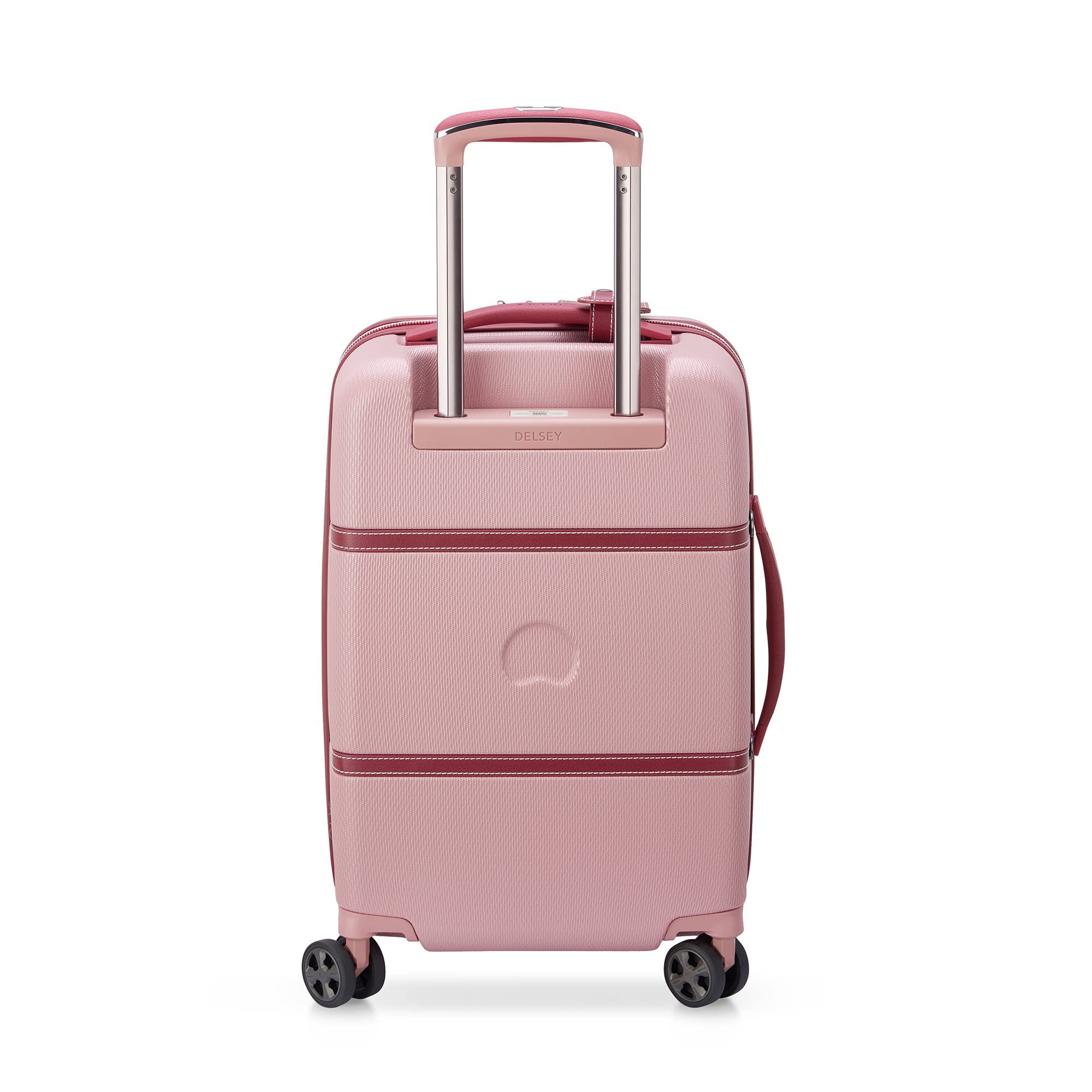 Delsey Paris Chatelet Air 2.0 Hardside Spinner Carry-On Luggage 19 Inch, Lightweight Pink Suitcase for Women & Men - Perfect for Air Travel, Business Trips & Weekend Getaways