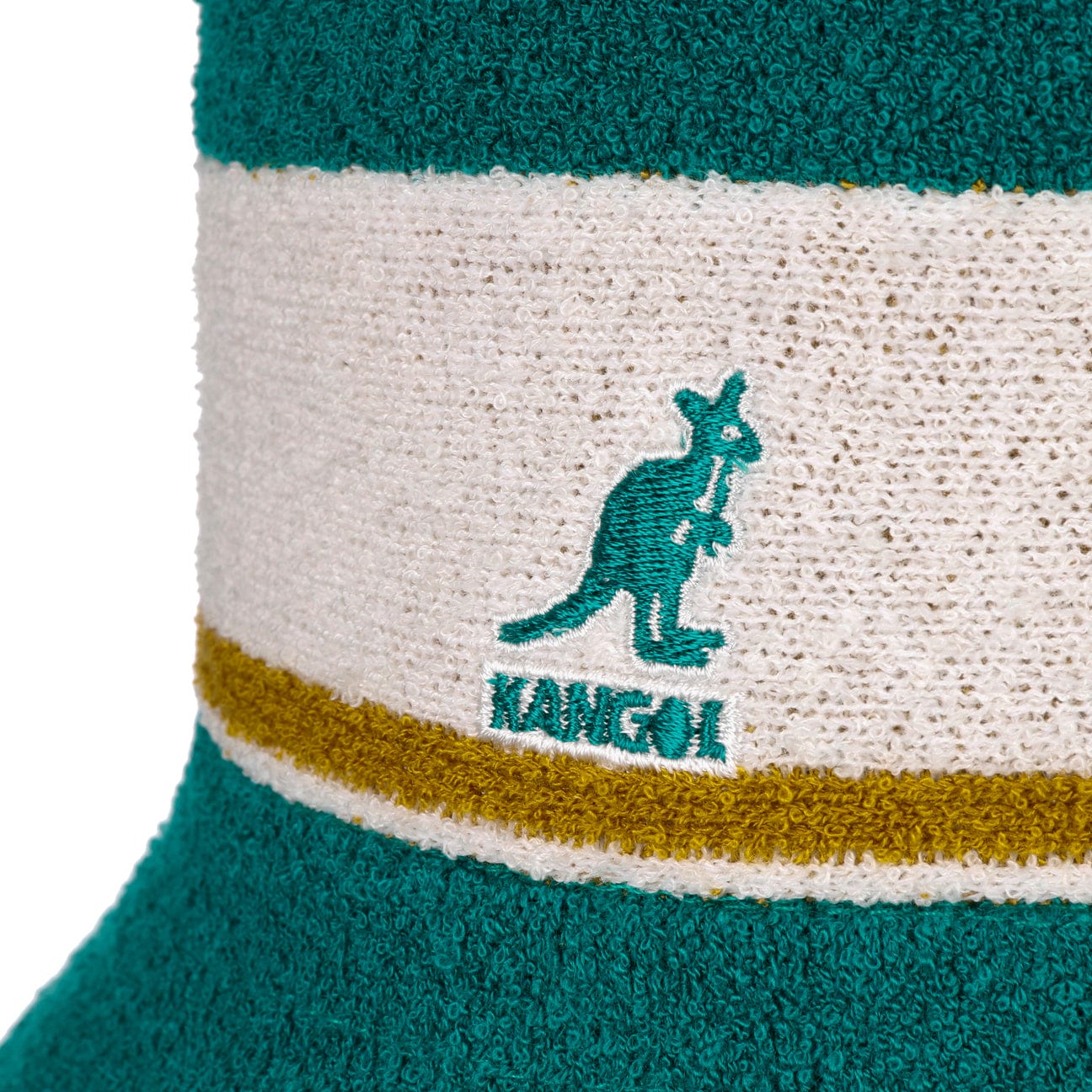 Kangol Bermuda Stripe Bucket Hat for Men & Women - Summer Sun Protection, Beach & Outdoor Activities