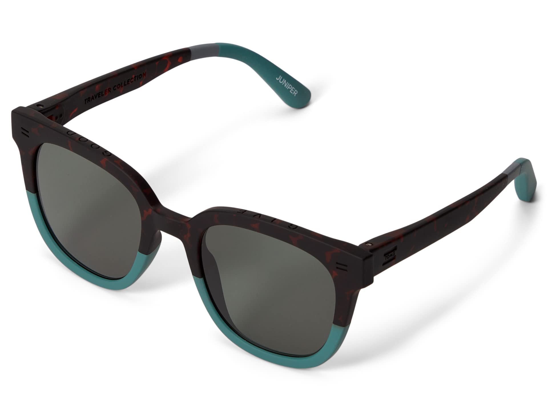 TOMS Women's Juniper Round Sunglasses - UV Protection, Polarized, Lightweight & Stylish for Outdoor Activities, Beach, Driving & Fashion Accessories