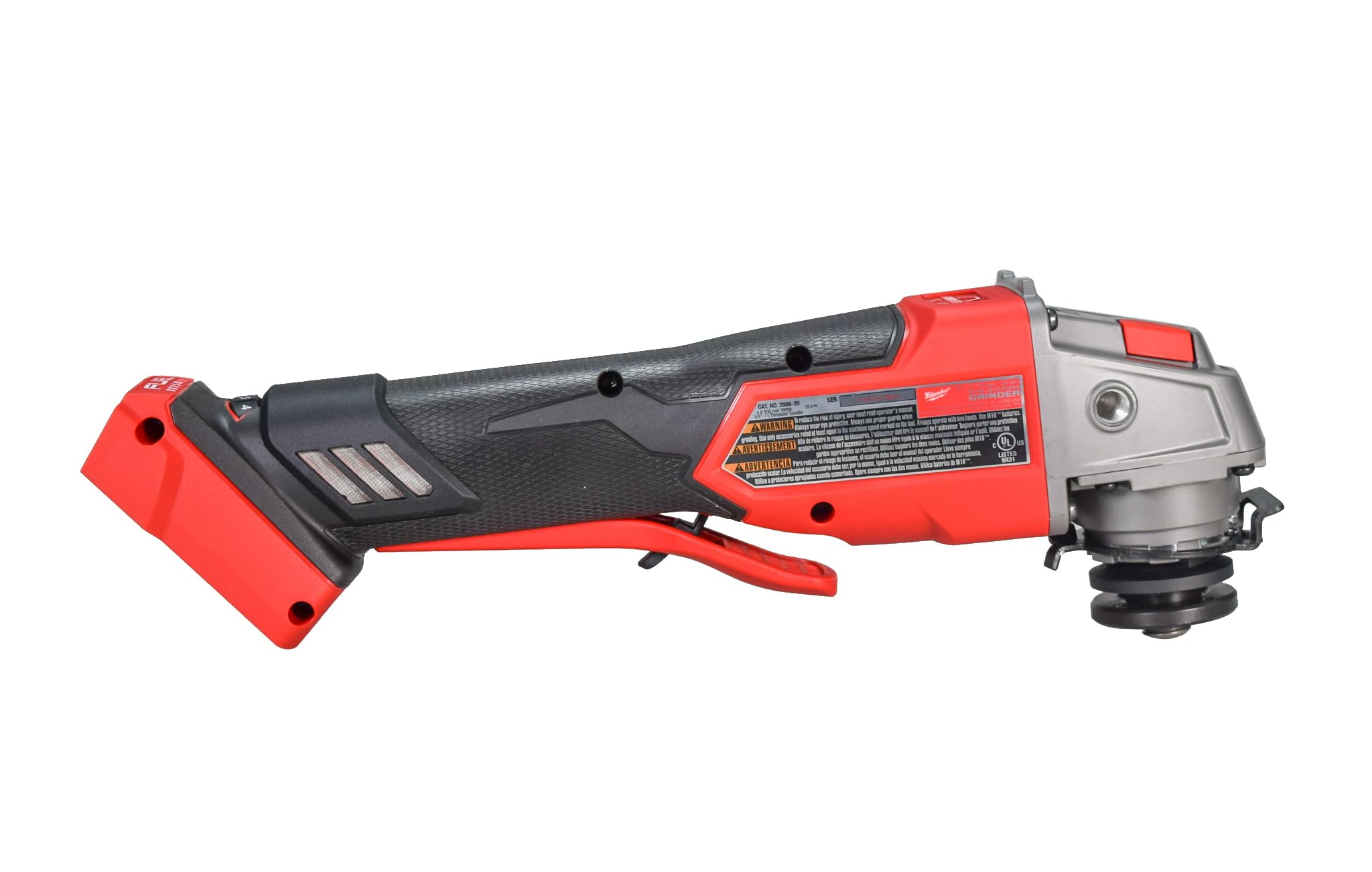 Milwaukee 2888-20 18V Cordless Variable Speed Angle Grinder 4.5