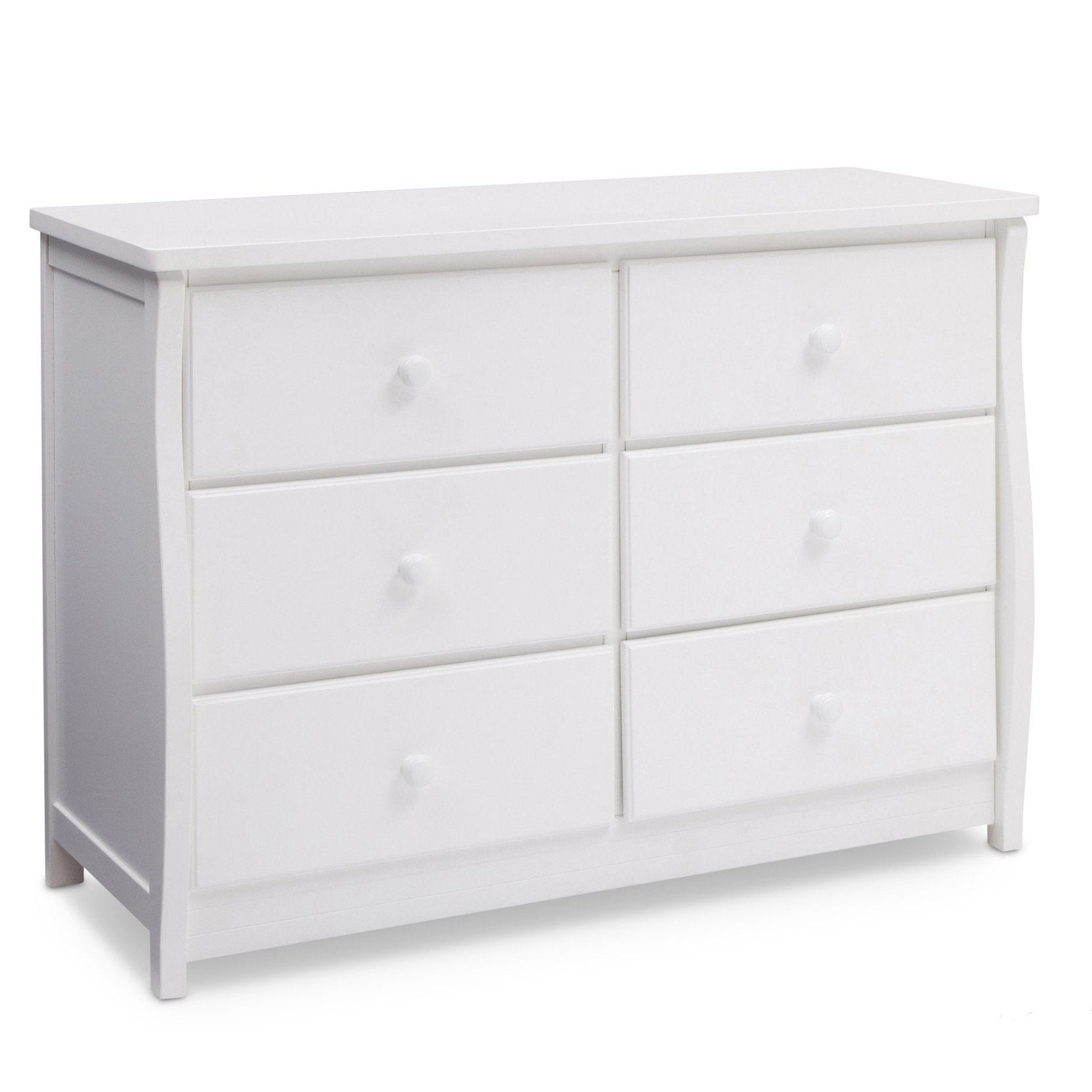 Clermont 6 Drawer Dresser - Modern Wooden Chest of Drawers for Bedroom, Nursery & Closet Organization | Stylish Storage Furniture for Home & Office