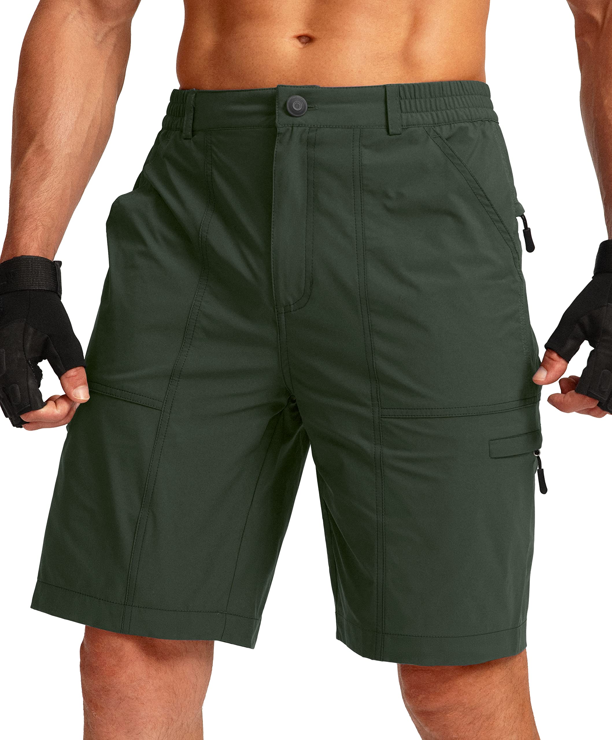Viodia Men's Quick Dry Hiking Cargo Shorts - Lightweight Stretch Outdoor Shorts with 6 Pockets for Fishing, Golf & Camping | Perfect for Summer Adventures & Active Lifestyles