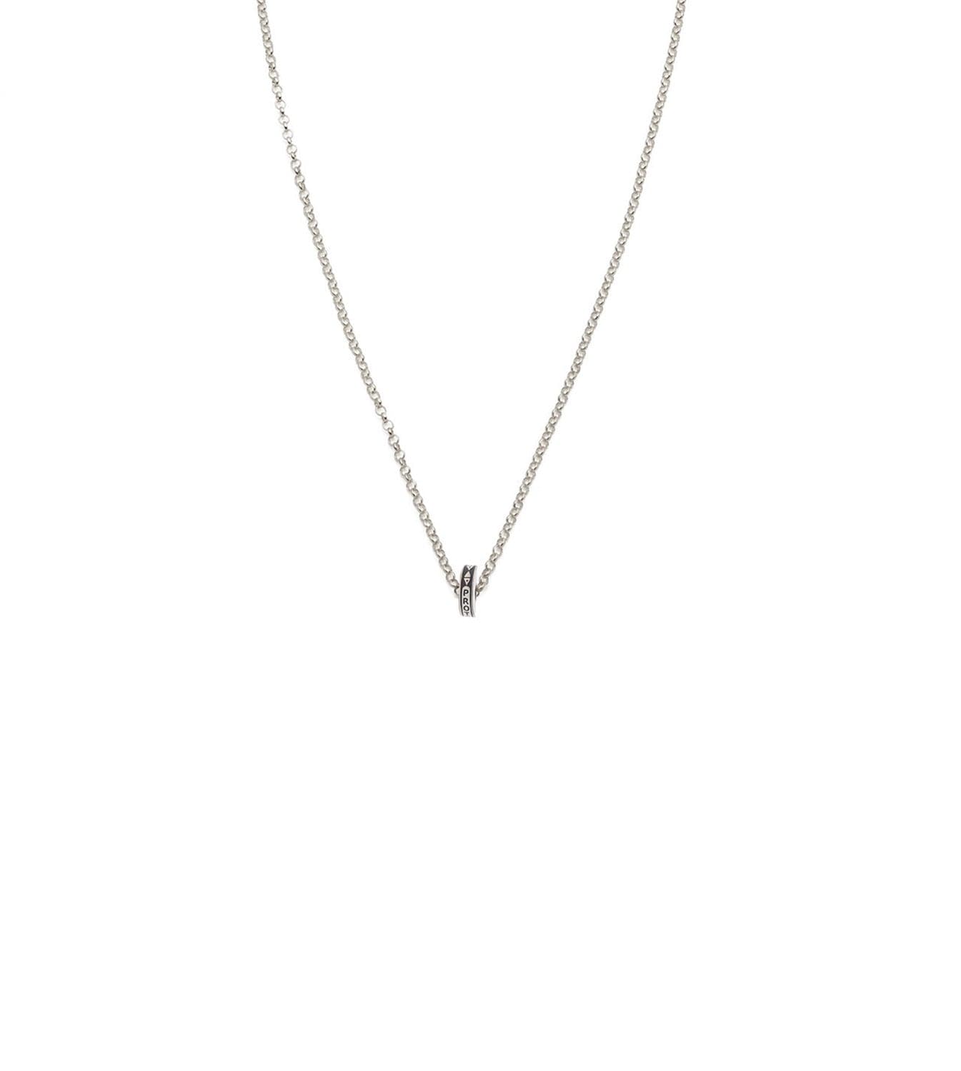Elegant White Gold Heartbeat Belcher Chain Necklace - Perfect for Valentine's Day Gifts, Anniversaries & Romantic Occasions
