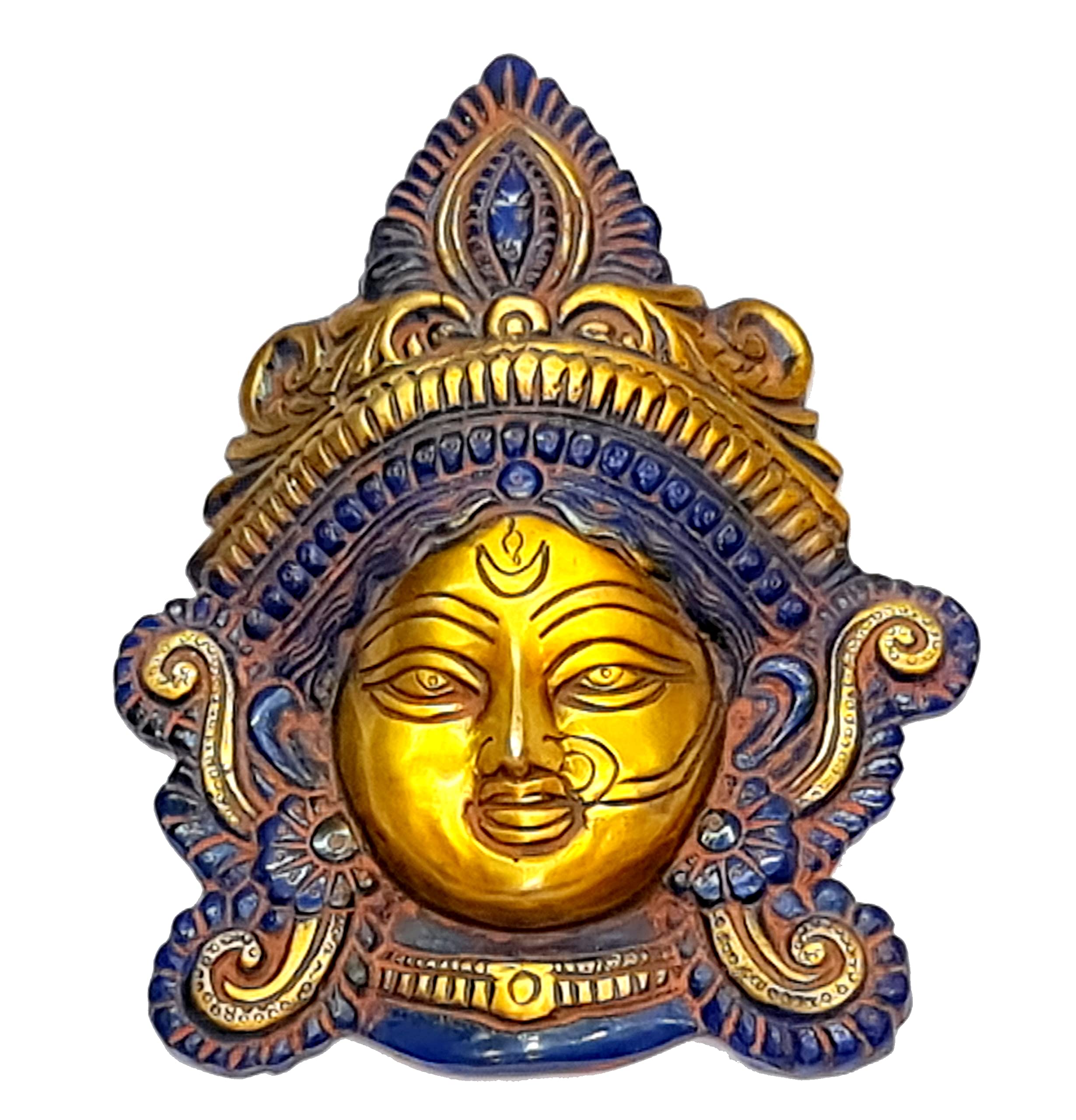 eSplanade Brass Maa Durga Statue - 7.25 Inch Hindu Goddess Idol for Home Mandir, Puja Altar & Spiritual Decor | Perfect for Diwali, Navratri & Daily Worship