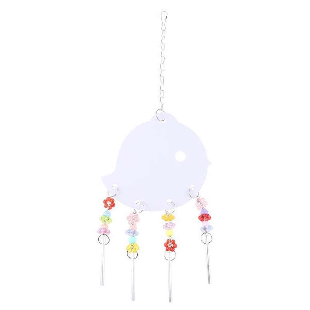 Ansu Bird Swing Toy with Mirror & Bells - Colorful Parrot Perch for Macaw, Cockatoo, Parakeet - Perfect for Cage Entertainment & Exercise