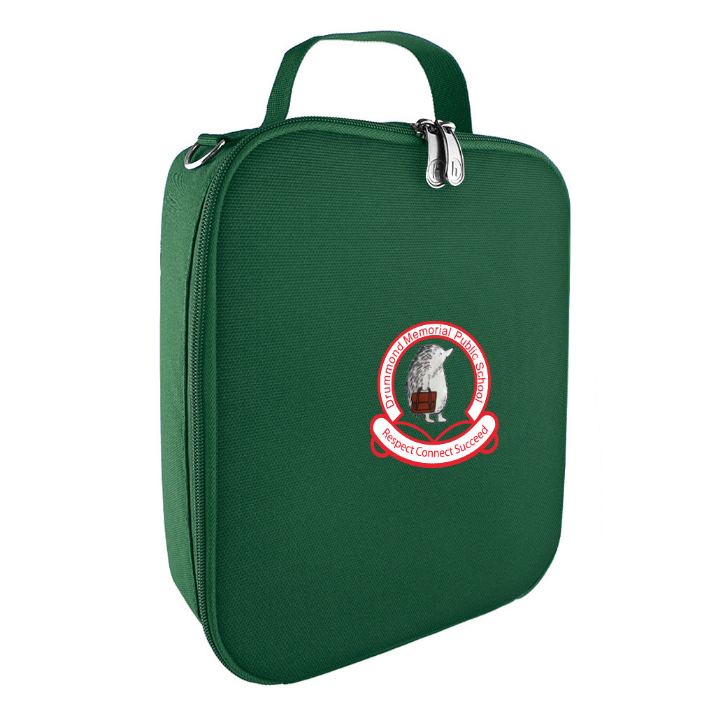 Drummond Memorial School Large Insulated Lunch Bag for Kids & Adults - Perfect for School, Work, Picnics & Outdoor Activities
