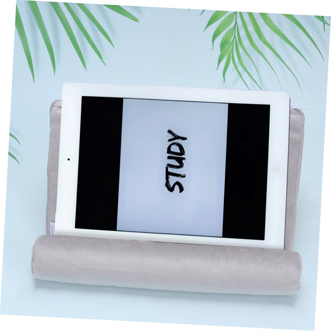 Amosfun Adjustable Bed Frames & Office Desk Tablet Holder - Soft Pillow Stand for Laptop, Phone, Reading in Bed or Working at Desk