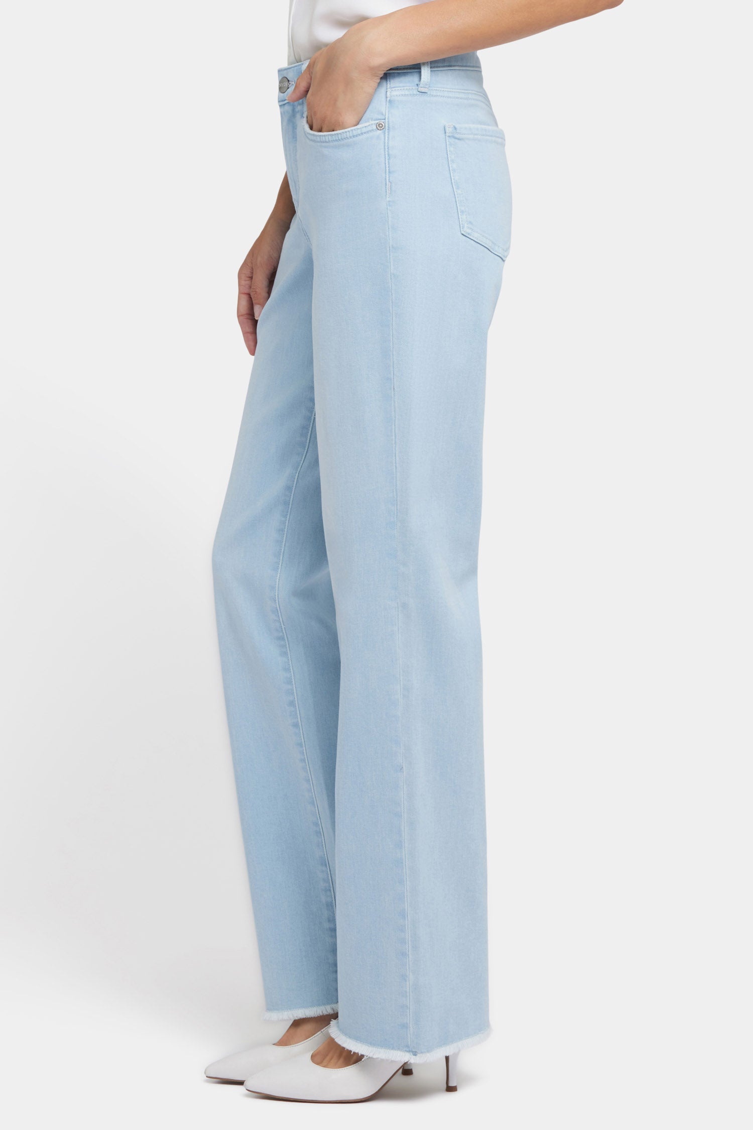Bailey Relaxed Straight Jeans for Women - High Waist Comfort Denim Pants in Clear Waters Wash | Casual Everyday Wear & Weekend Outfits